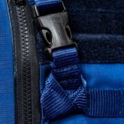 Buckle on the floatation vest