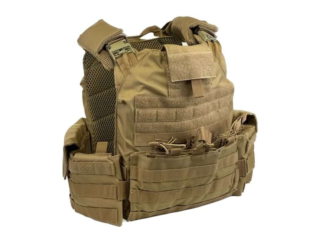 front of a plate carrier