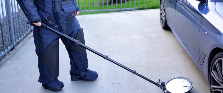 EOD equipment guide - bomb disposal under-vehicle inspection mirror